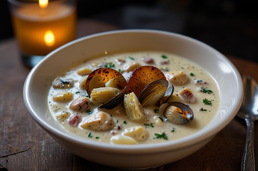 Learn how to make American clam chowder with this step-by-step guide. Enjoy a rich, creamy New England-style soup packed with fresh clams and hearty ingredients!